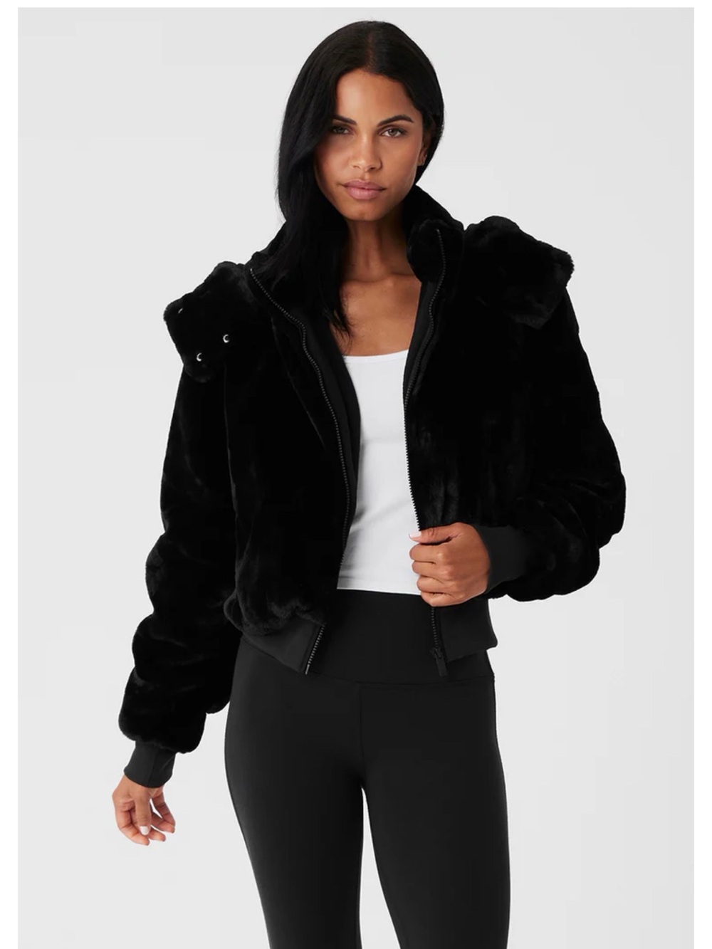 Alo - NWT! Faux Fur Foxy Jacket (XXS)